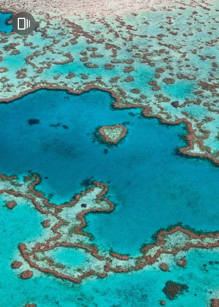 Heart Reef, the Whitsundays, Queensland © Tourism and Events Queensland